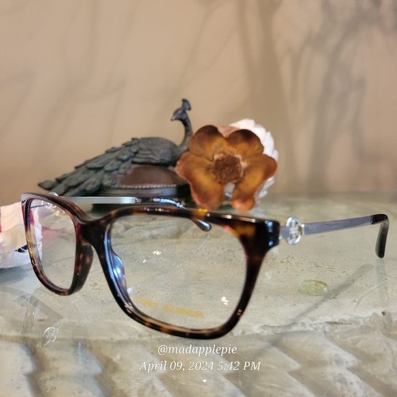 New Tory Burch TY 2107 Dark Tortoise Plastic Square Eyeglasses Designer #62 - Picture 15 of 17